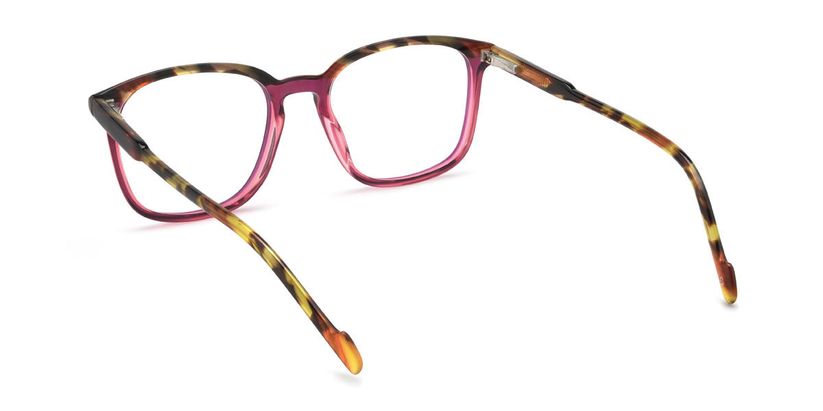 Purple Tortoiseshell Vela Glasses - Rectangle Glasses