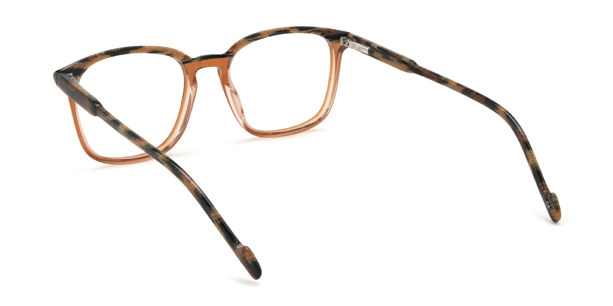 Orange Tortoiseshell Vela Glasses - Rectangle Glasses