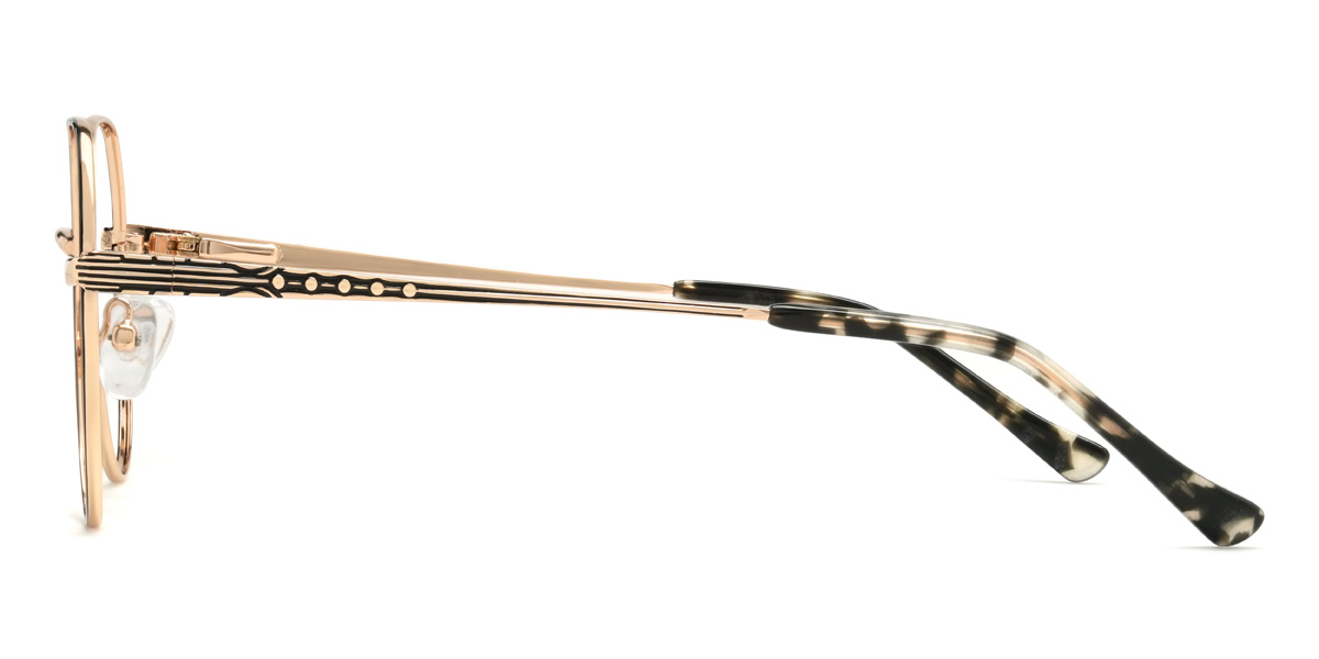 Preto Preto Casco de Tartaruga Princeton Óculos - Oval Glasses