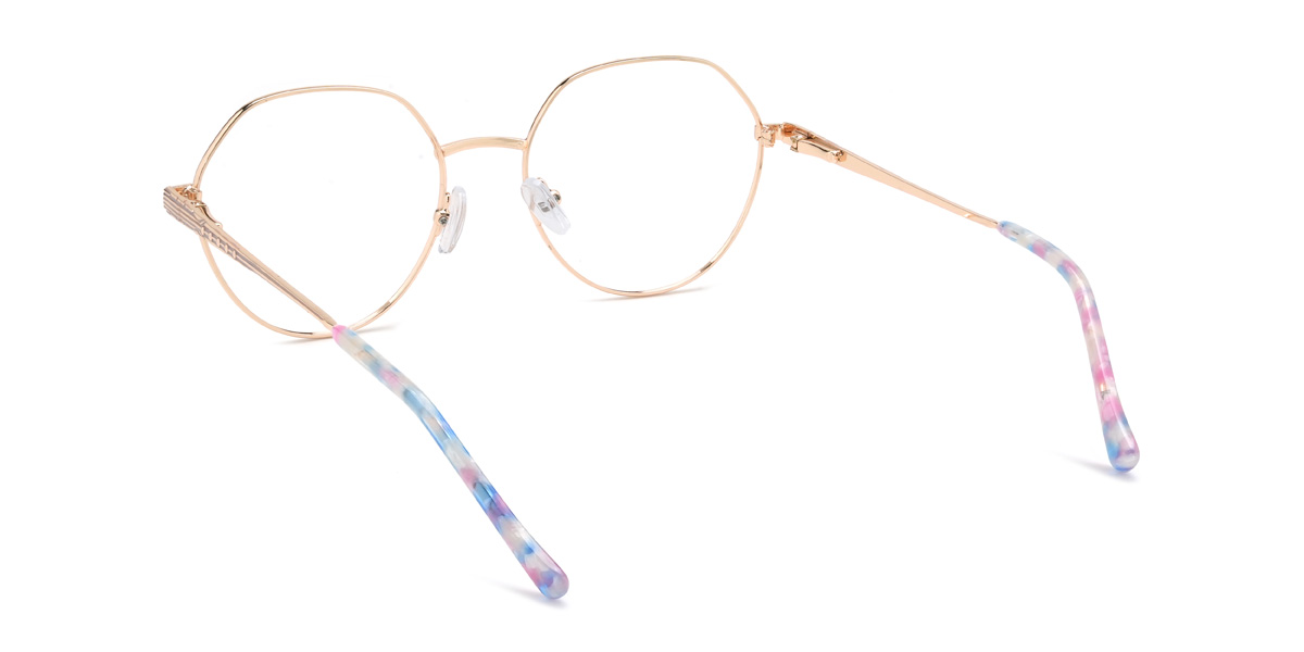 Grey Purple Princeton Glasses - Oval Glasses