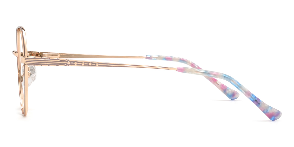 Grey Purple Princeton Glasses - Oval Glasses