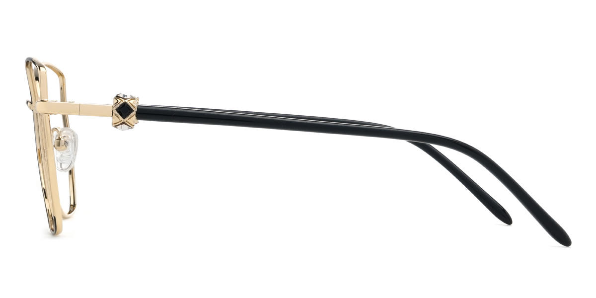 Arany fekete Jaylin Szemüveg - Cat Eye Glasses