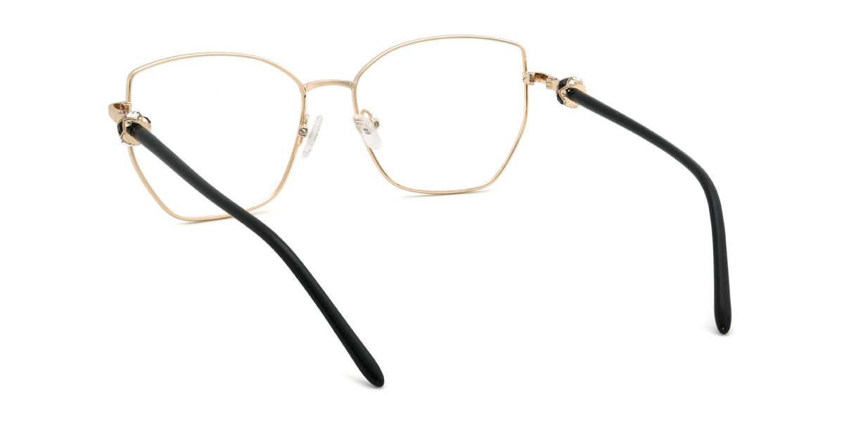 Arany fekete Jaylin Szemüveg - Cat Eye Glasses