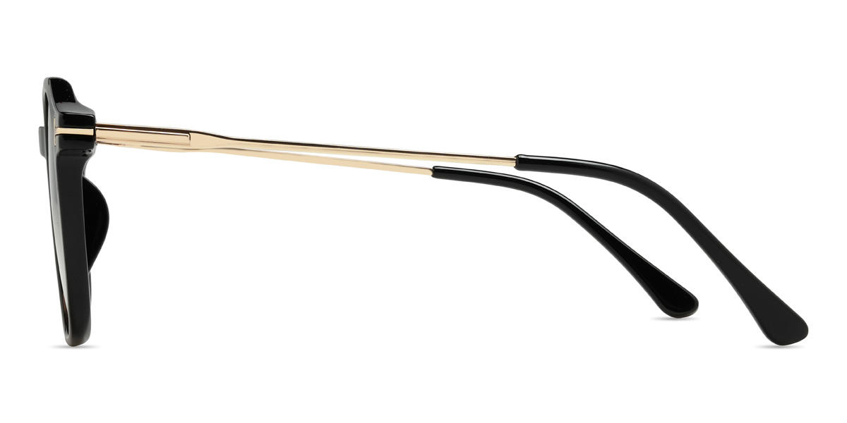 Black Brown Newman Glasses - Square Sunglasses