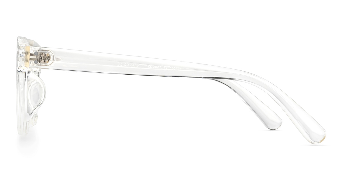 Clear Vaughan Glasses - Rectangle Glasses