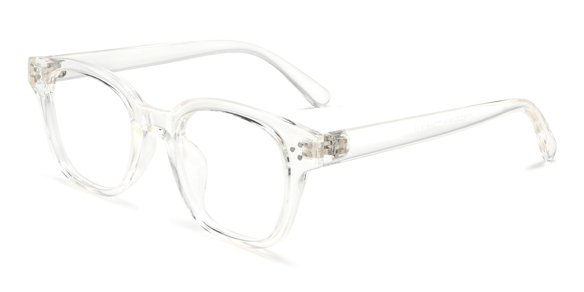Clear Vaughan Glasses - Rectangle Glasses
