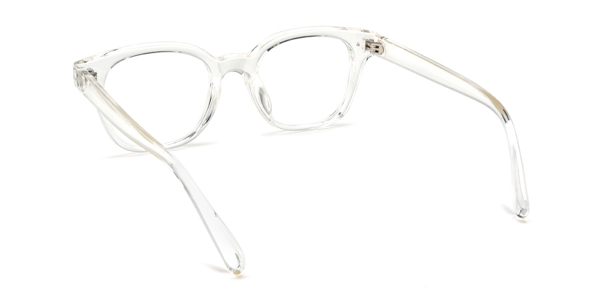 Clear Vaughan Glasses - Rectangle Glasses