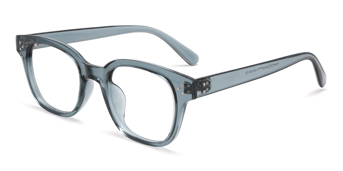 Blue Grey Vaughan Glasses - Rectangle Glasses