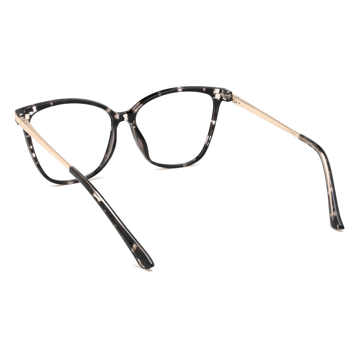 Black Tortoiseshell Baird Glasses - Cat Eye Clip-On Sunglasses