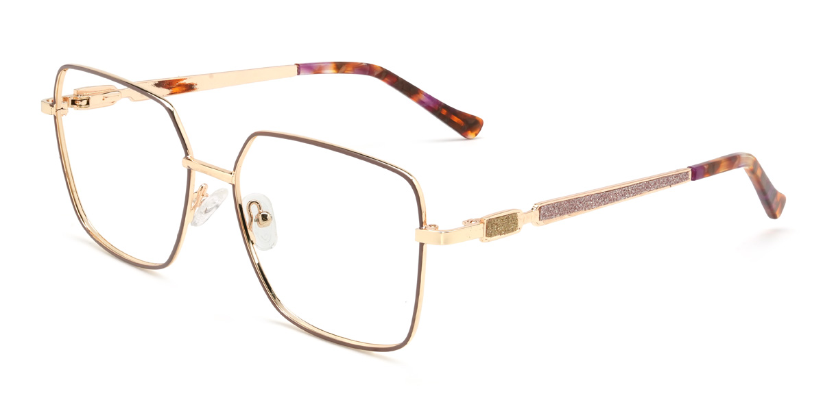 Brown Carmen Glasses - Rectangle Glasses