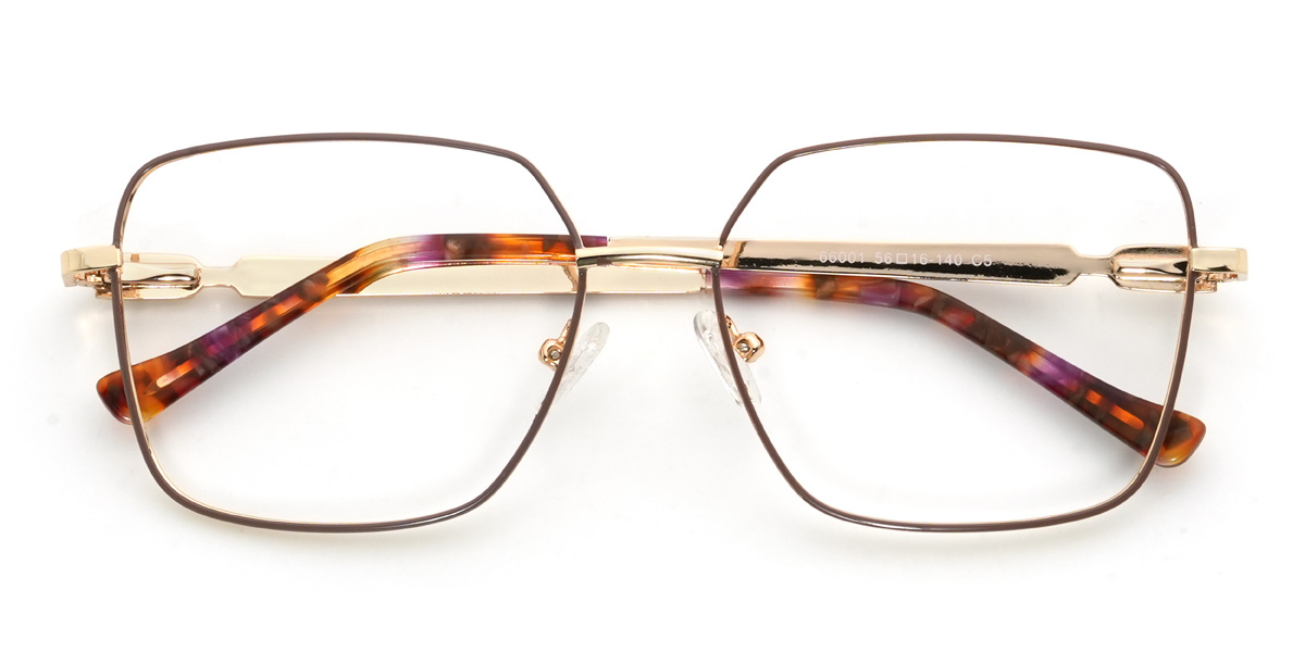 Brown Carmen Glasses - Rectangle Glasses