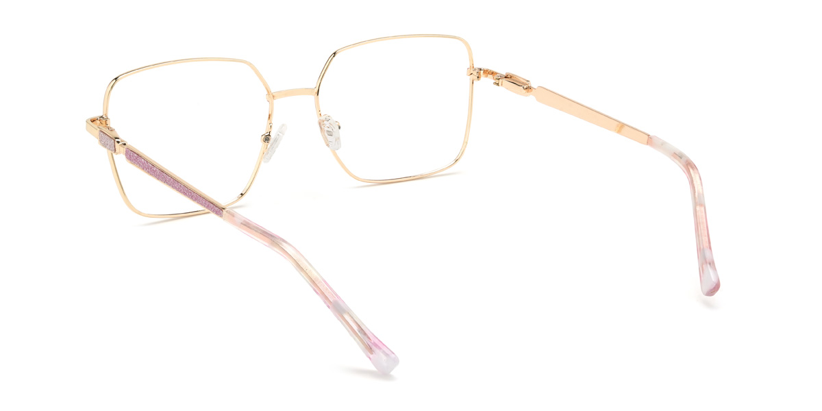 Ružový Carmen Okuliare - Rectangle Glasses