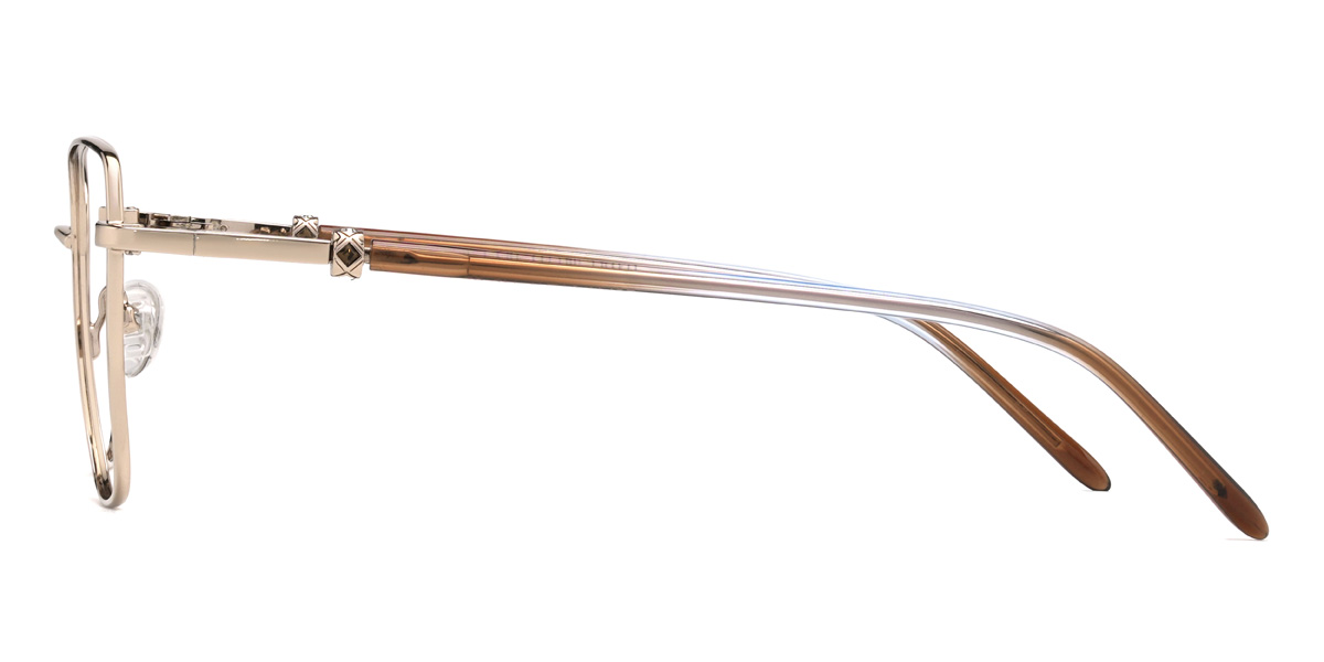 Gold Jahmir Glasses - Square Glasses