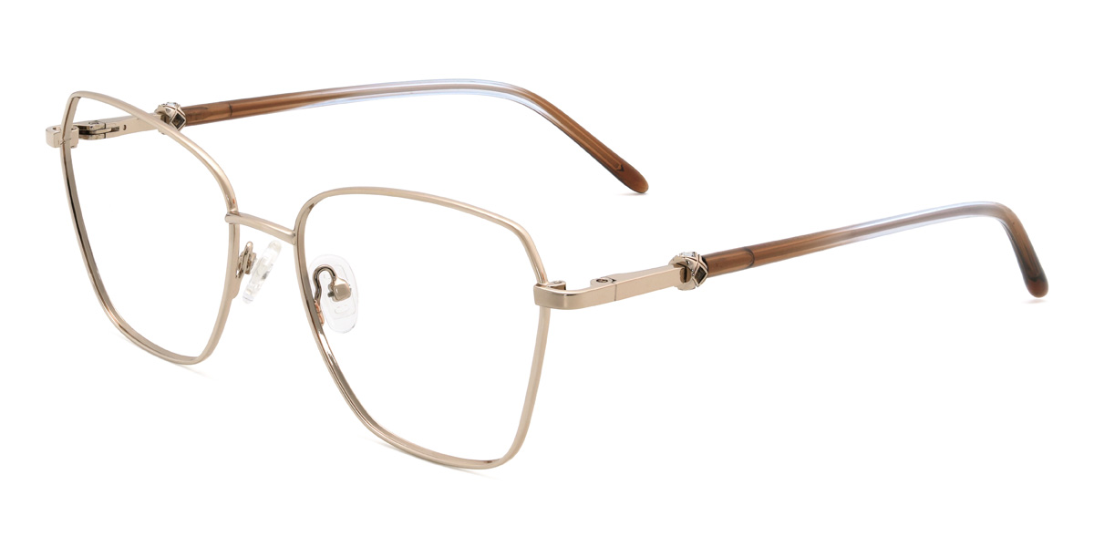 Gold Jahmir Glasses - Square Glasses