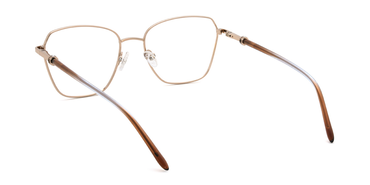 Gold Jahmir Glasses - Square Glasses