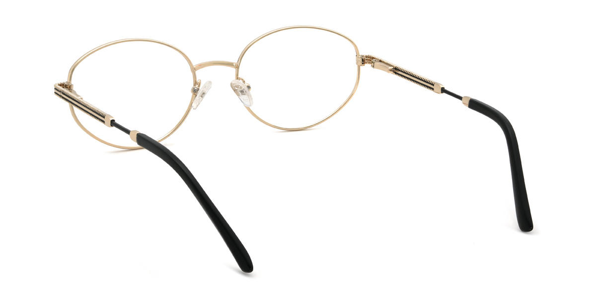 Black Ryann Glasses - Oval Glasses