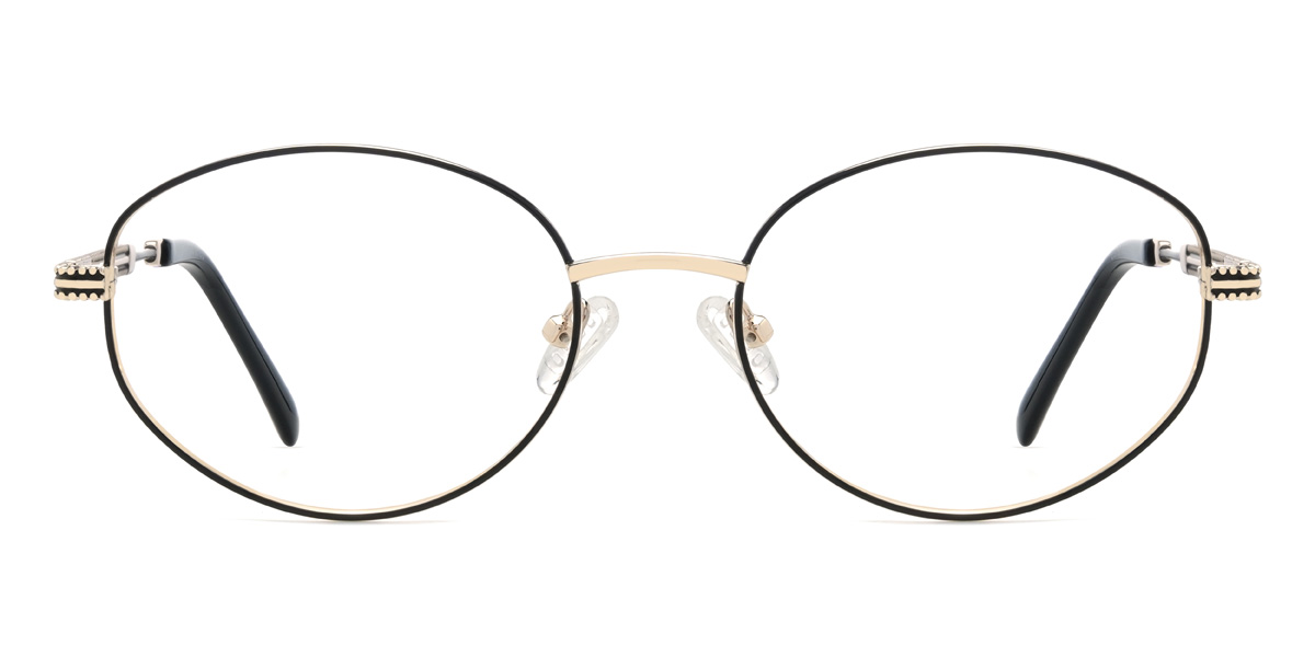 Black Ryann - Oval Glasses