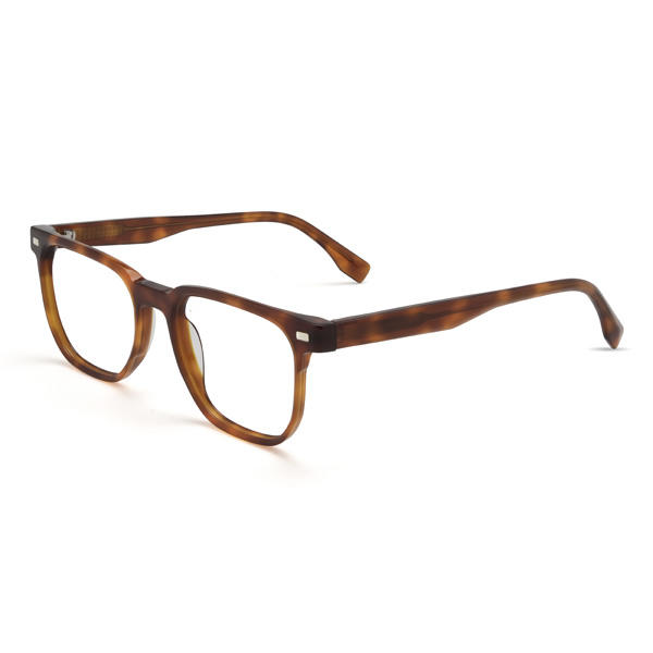 Tortoiseshell Khaled Glasses - Rectangle Clip-On Sunglasses