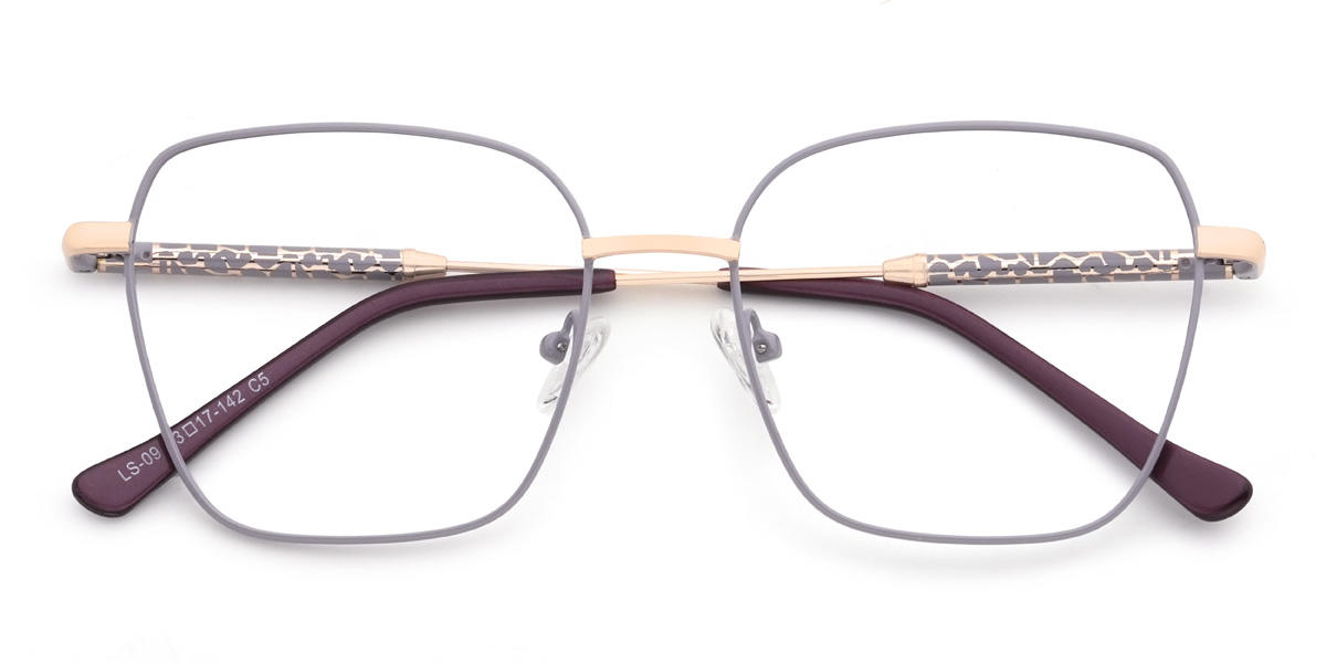 Lavender Nadia Glasses - Square Glasses