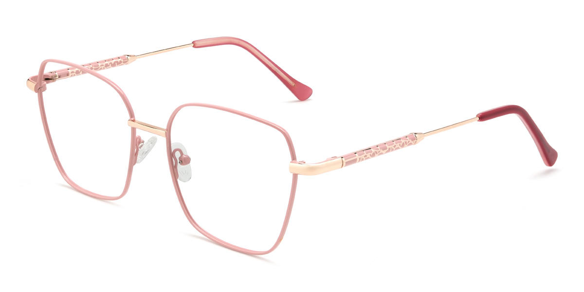 Pink Nadia Glasses - Square Glasses
