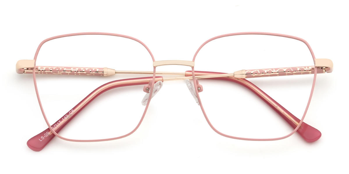 Pink Nadia Glasses - Square Glasses