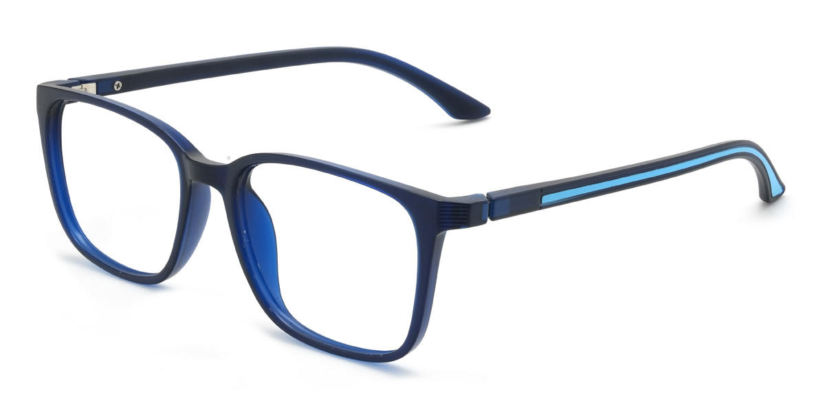 Navy Dalston Glasses - Rectangle Glasses
