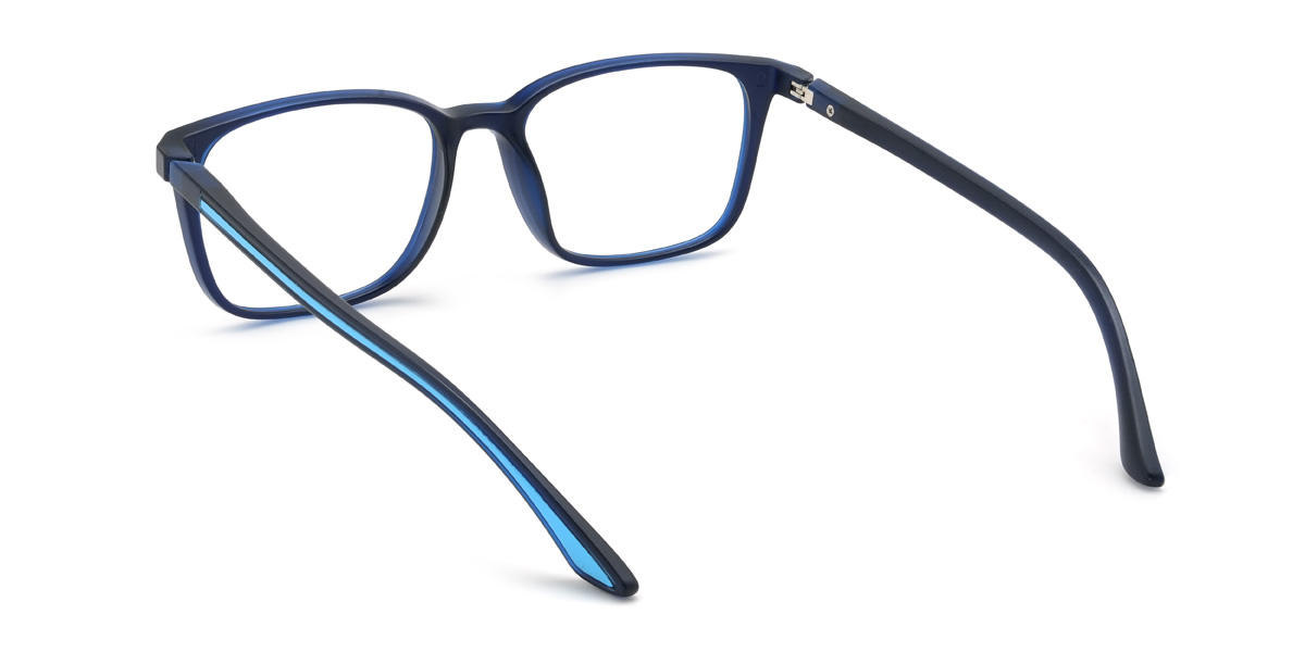 Navy Dalston Glasses - Rectangle Glasses