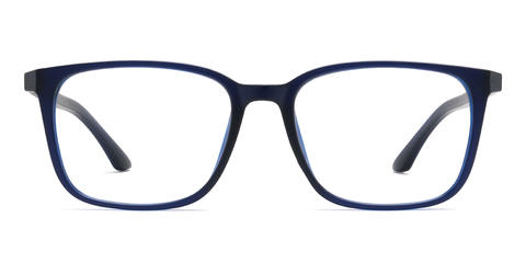 Navy Dalston - Rectangle Glasses