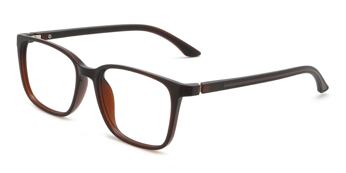 Brown Dalston Glasses - Rectangle Glasses