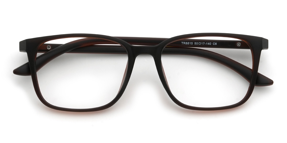 Brown Dalston Glasses - Rectangle Glasses