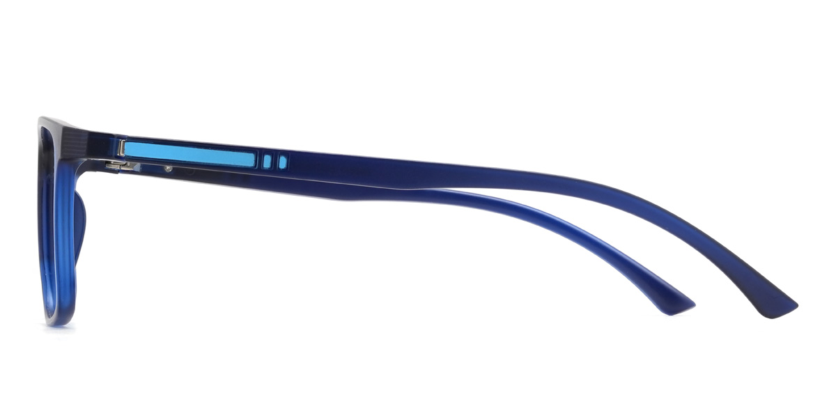 Navy Putney Glasses - Rectangle Glasses