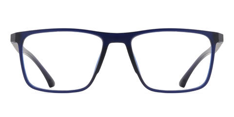Navy Putney - Rectangle Glasses