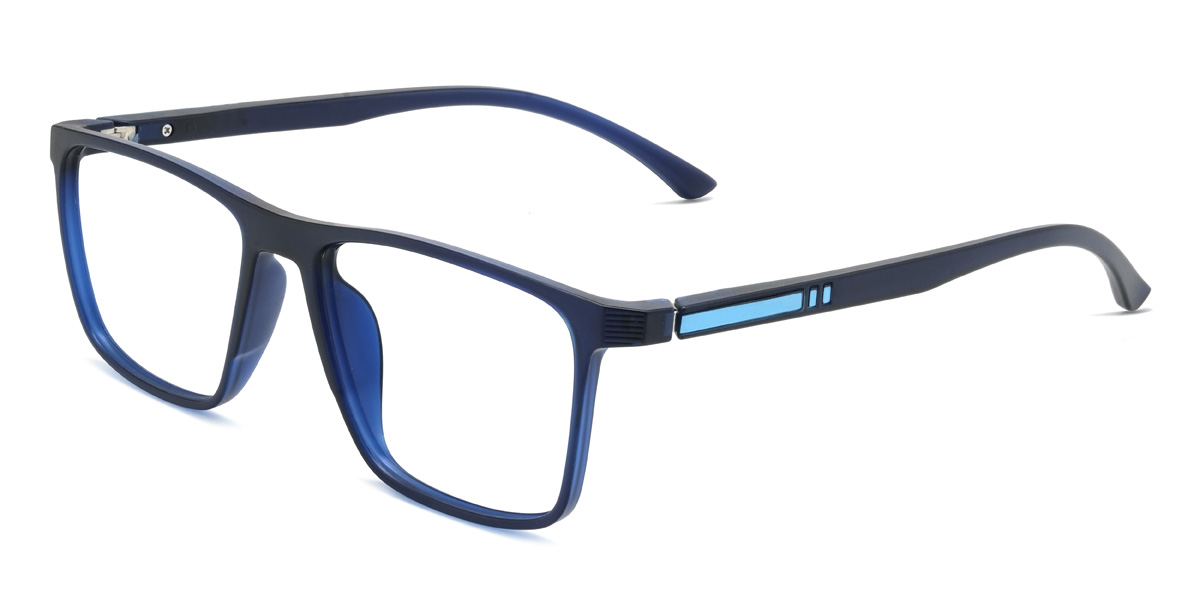 Navy Putney Glasses - Rectangle Glasses