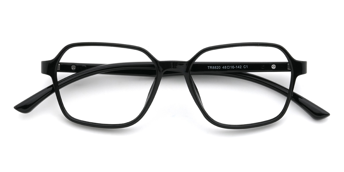 Negro Boggs Gafas - Rectangle Glasses