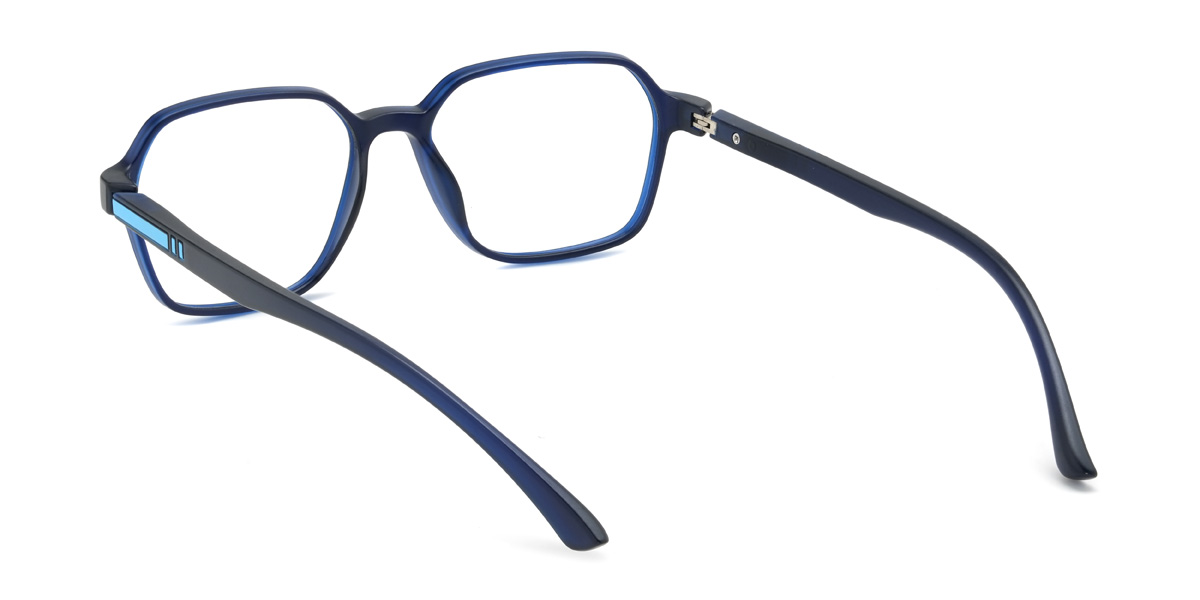 Navy Boggs Glasses - Rectangle Glasses
