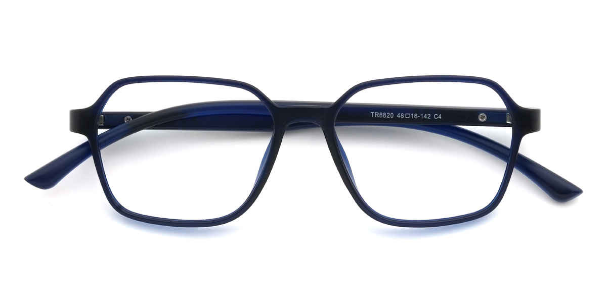 Navy Boggs Glasses - Rectangle Glasses