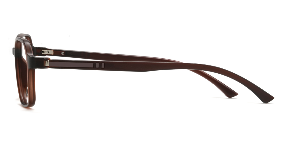 Brown Boggs Glasses - Rectangle Glasses