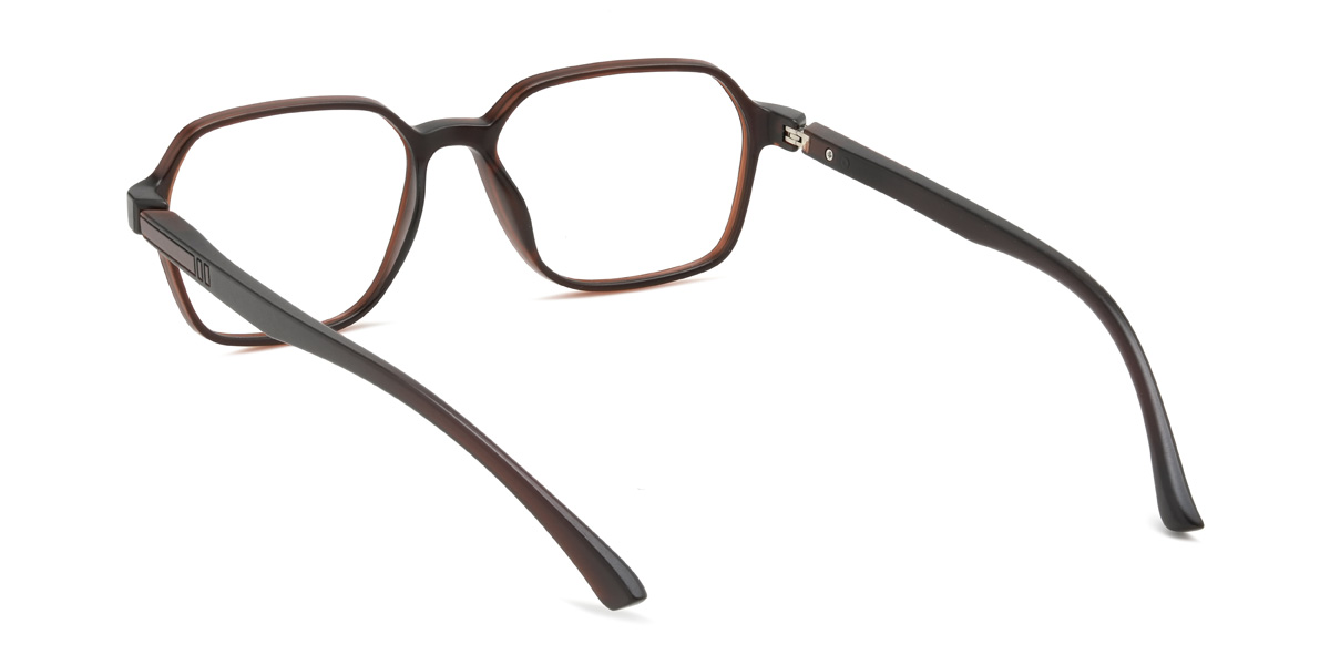 Brown Boggs Glasses - Rectangle Glasses