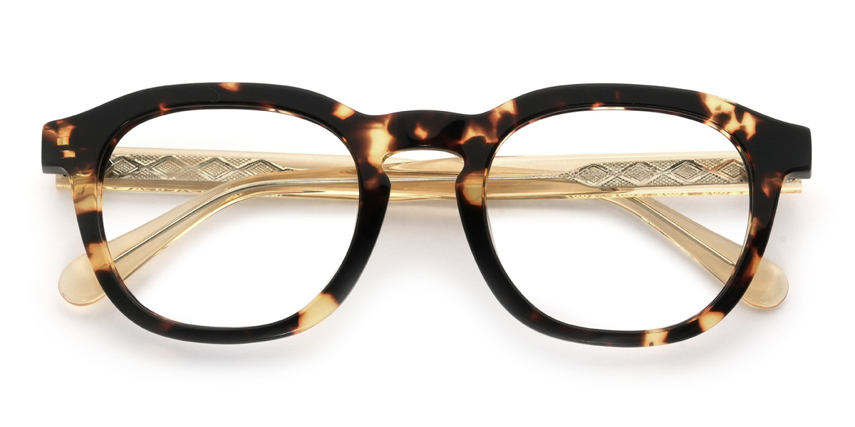 Tortoiseshell Laurel Glasses - Oval Glasses