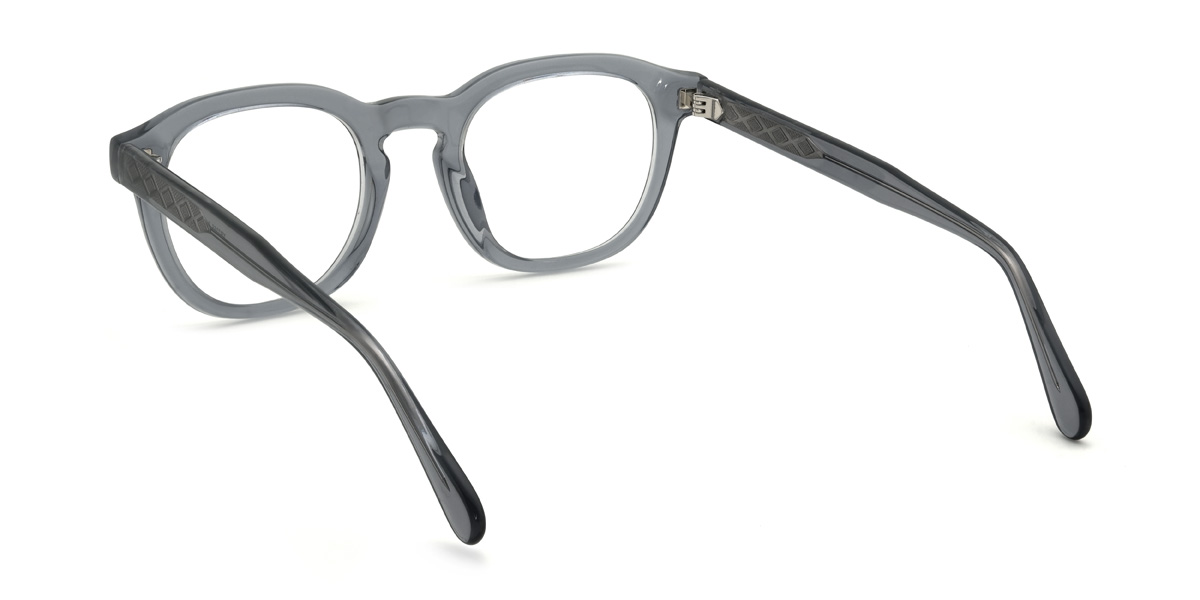 Grey Laurel Glasses - Oval Glasses