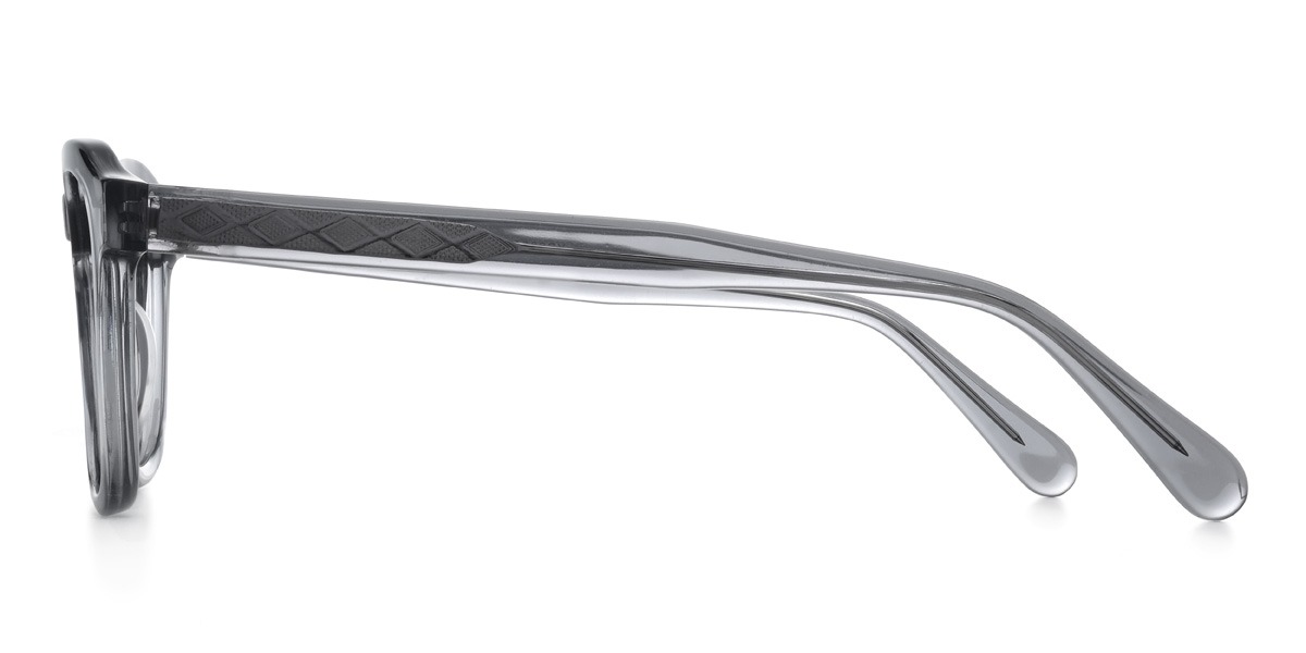 Grey Laurel Glasses - Oval Glasses