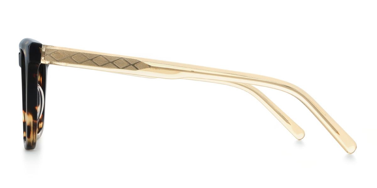 Tortoiseshell Karam Glasses - Rectangle Glasses