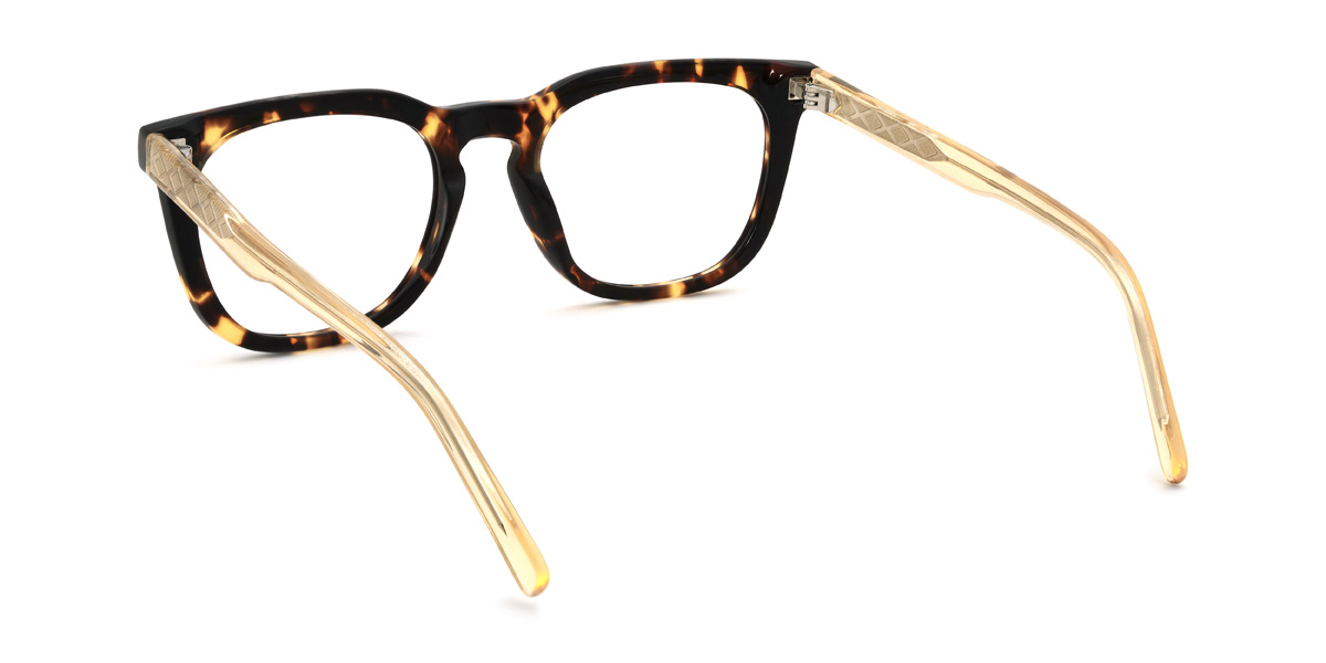 Tortoiseshell Karam Glasses - Rectangle Glasses
