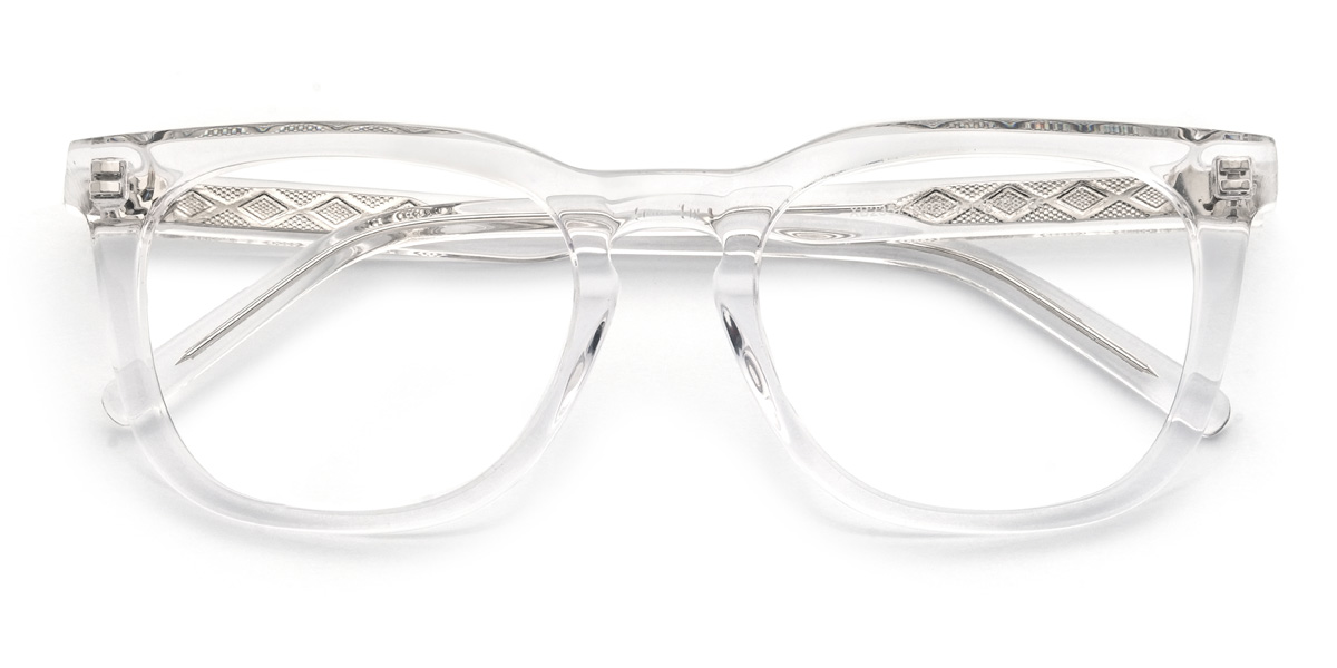 Clear Karam Glasses - Rectangle Glasses