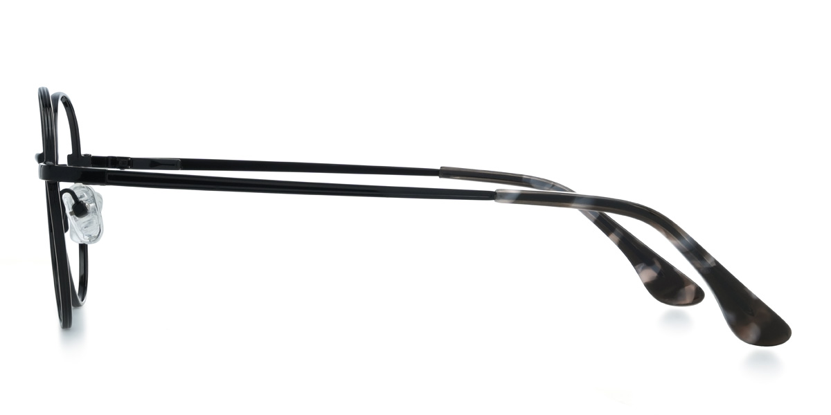 Black Kaisen Glasses - Round Glasses