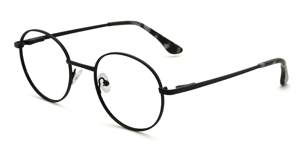 Black Kaisen Glasses - Round Glasses