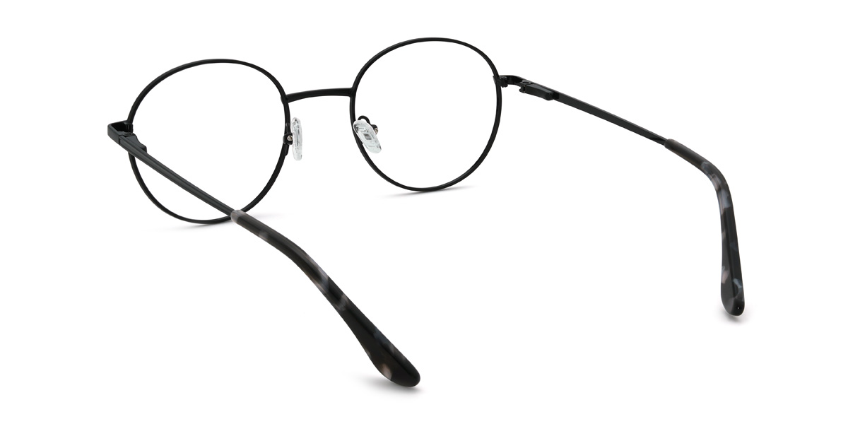 Black Kaisen Glasses - Round Glasses