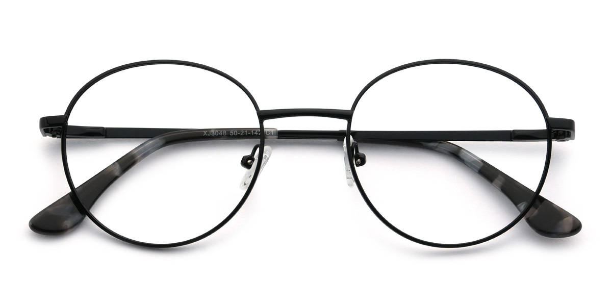 Black Kaisen Glasses - Round Glasses