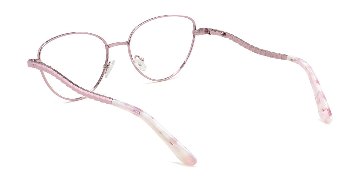 Black Pink Felipe Glasses - Cat Eye Glasses