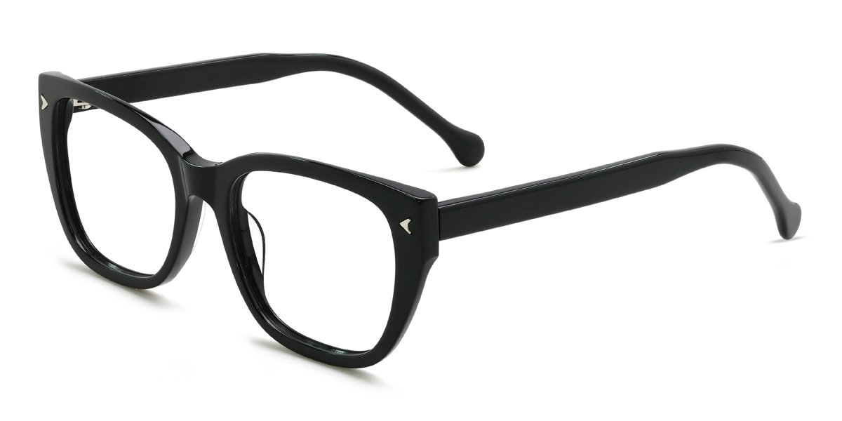 Black Tacha Glasses - Cat Eye Glasses